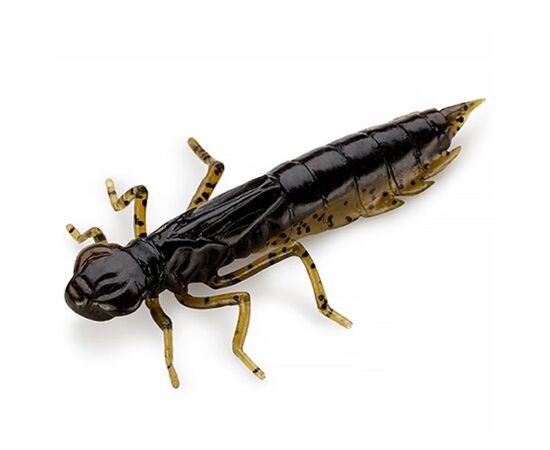 Силикон рыболовный FishUP Dragonfly 1.2" 043 - Watermelon Brown/Black (10шт/уп) (1864.04.82)