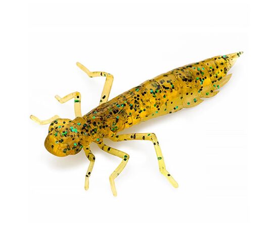 Силикон рыболовный FishUP Dragonfly 1.7" 036 - Caramel/Green&Black (8шт/уп) (1864.04.91)