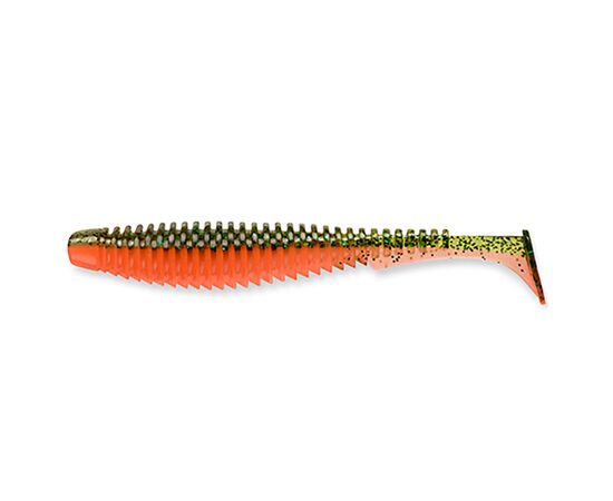 Силікон рибальський FishUP U-Shad 3" 205 - Watermelon/Orange (9шт/уп) (1864.15.16)