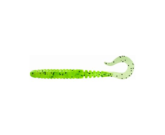 Силікон рибальський FishUP Vipo 3.6" 055 - Chartreuse/Black (8шт/уп) (1864.06.34)