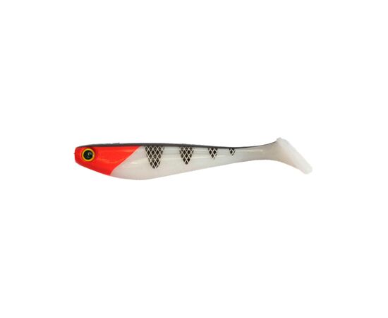 Силикон рыболовный FishUP Wizzle Shad 8" 357 - Red Head (1шт/уп) (1864.11.43)