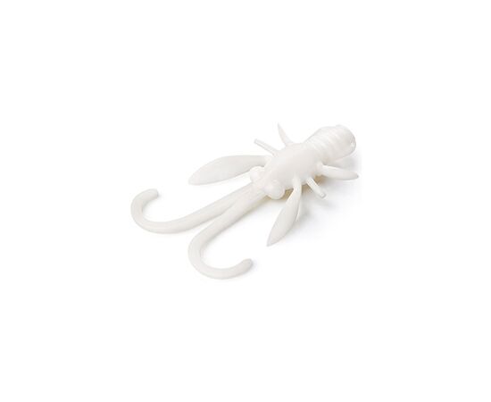 Силікон рибальський FishUP Baffi Fly 1.5" 009 - White, cheese taste (10шт/уп) (1864.02.48)