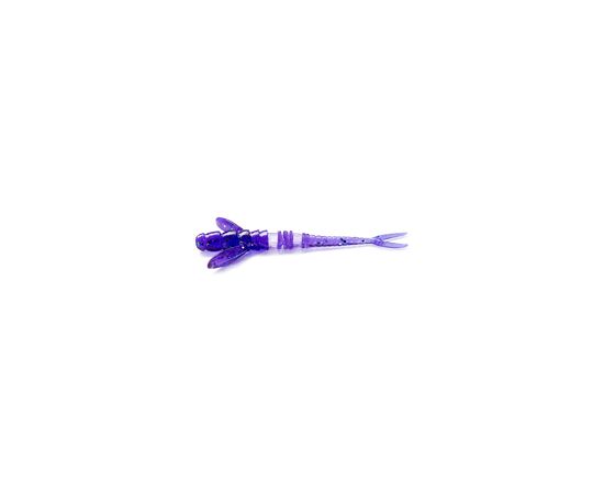 Силикон рыболовный FishUP Flit 1.5" 060 - Dark Violet/Павлина&Silver (10шт/уп) (1864.03.23)