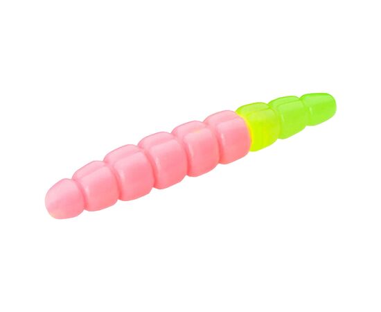 Силикон рыболовный FishUP Morio 1.2" 133 - Bubble Gum/Hot Chartreuse, cheese taste (12шт/уп) (1864.13.30)