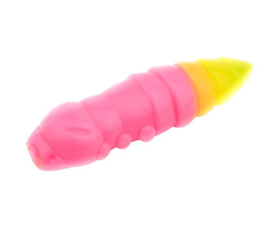 Силикон рыболовный FishUP Pupa 1.5" 133 - Bubble Gum/Hot Chartreuse, cheese taste (8шт/уп) (1864.07.78)