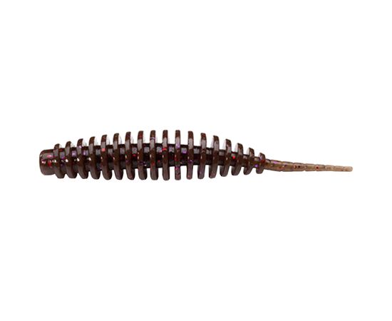 Силікон рибальський FishUP Tanta 1" 050 - Green Pumpkin Brown/Red&Purple (12шт/уп) (1862.02.49)