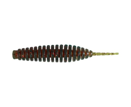 Силікон рибальський FishUP Tanta 2.5" 019 - Motor Oil/Red (8шт/уп) (1864.13.90)