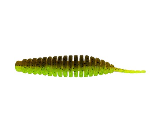 Силикон рыболовный FishUP Tanta 3" 204 - Green Pumpkin/Chartreuse (6шт/уп) (1862.00.18)