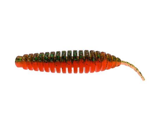 Силікон рибальський FishUP Tanta 3" 205 - Watermelon/Orange (6шт/уп) (1862.00.19)