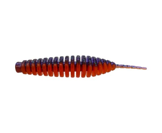 Силікон рибальський FishUP Tanta 3" 207 - Dark Violet/Orange (6шт/уп) (1862.00.22)