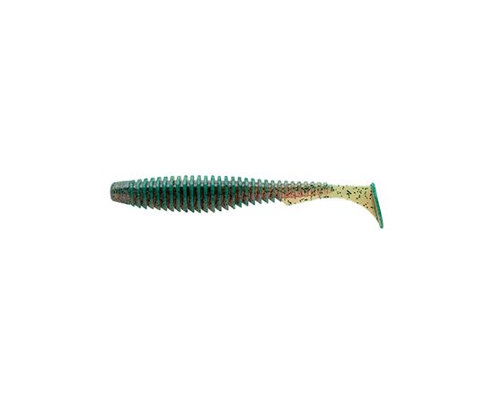 Силикон рыболовный FishUP U-Shad 3.5" 017 - Motor Oil Pepper (8шт/уп) (1864.09.52)