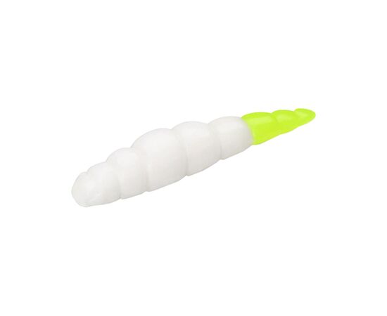 Силікон рибальський FishUP Yochu 1.7" 131 - White/Hot Chartreuse, cheese taste (8шт/уп) (1864.13.51)