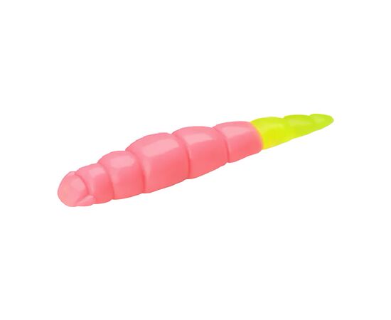 Силикон рыболовный FishUP Yochu 1.7" 133 - Bubble Gum/Hot Chartreuse, cheese taste (8шт/уп) (1864.13.53)