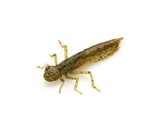 Силикон рыболовный FishUP Dragonfly 1.7" 074 - Green Pumpkin Seed (8шт/уп) (1864.04.97)