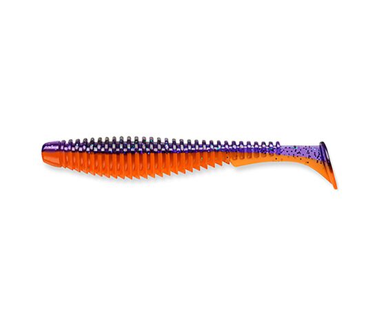 Силикон рыболовный FishUP U-Shad 3" 207 - Dark Violet/Orange (9шт/уп) (1864.15.18)