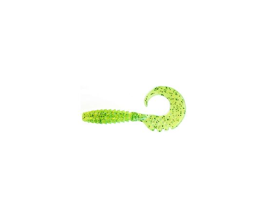Силікон рибальський FishUP Fancy Grub 2" 026 - Flo Chartreuse/Green (10шт/уп) (1864.01.18)