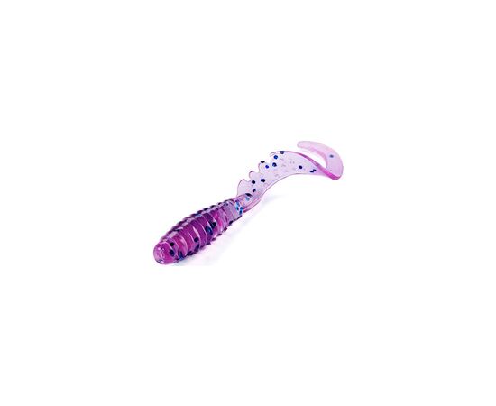 Силикон рыболовный FishUP Fancy Grub 2.5" 015 - Violet/Blue (10шт/уп) (1862.00.59), изображение 2 Силикон рыболовный FishUP Fancy Grub 2.5" 015 - Violet/Blue (10шт/уп) (1862.00.59), изображение 2