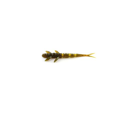 Силикон рыболовный FishUP Flit 3" 074 - Green Pumpkin Seed (8шт/уп) (1862.00.95)