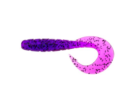 Силикон рыболовный FishUP Mighty Grub 4.5" 016 - Lox/Green&Black (4шт/уп) (1864.04.33)