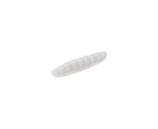Силікон рибальський FishUP Morio 1.2" 009 - White, cheese taste (12шт/уп) (1864.03.38)
