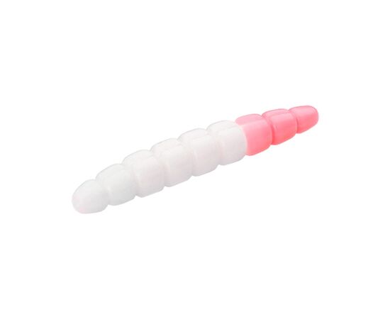 Силикон рыболовный FishUP Morio 1.2" 132 - White/Bubble Gum, cheese taste (12шт/уп) (1864.13.29)