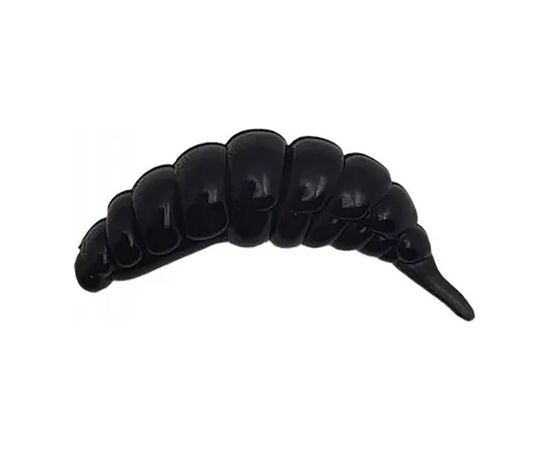 Силикон рыболовный FishUP Ozi 1.2" 101 - Black, cheese taste (10шт/уп) (1864.14.04)