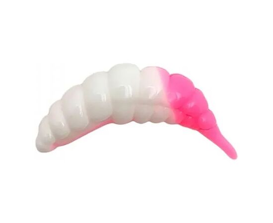 Силікон рибальський FishUP Ozi 1.2" 132 - White/Bubble Gum, cheese taste (10шт/уп) (1864.14.17)