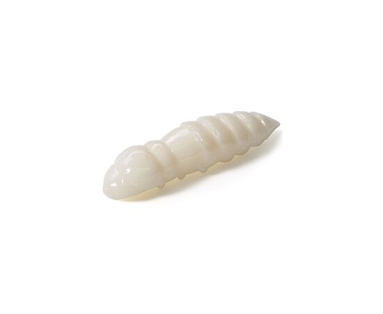 Силікон рибальський FishUP Pupa 1.2" 009 - White, cheese taste (10шт/уп) (1864.02.68)