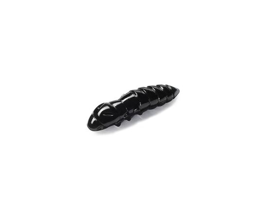Силикон рыболовный FishUP Pupa 1.2" 101 - Black, cheese taste (10шт/уп) (1864.03.52)
