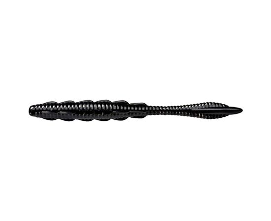 Силикон рыболовный FishUP Scaly Fat 3.2" 101 - Black, cheese taste (8шт/уп) (1864.06.09)