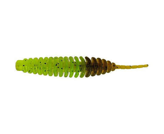 Силікон рибальський FishUP Tanta 2" 243 - Chartreuse/Green Pumpkin (9шт/уп) (1864.01.13)