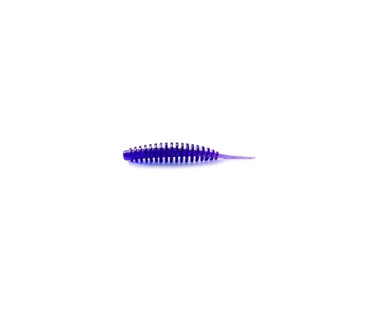 Силікон рибальський FishUP Tanta 2.5" 060 - Dark Violet/Павлина&Silver (8шт/уп) (1864.03.58)