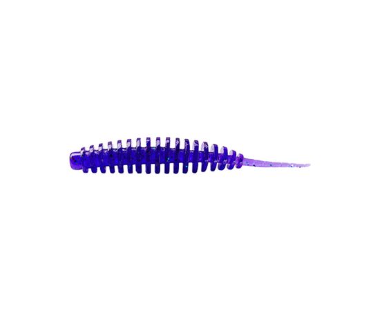 Силикон рыболовный FishUP Tanta 3" 060 - Dark Violet/Peacock&Silver (6шт/уп) (1864.00.17)