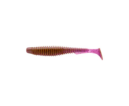 Силикон рыболовный FishUP U-Shad 3.5" 016 - Lox/Green&Black (8шт/уп) (1864.09.51)