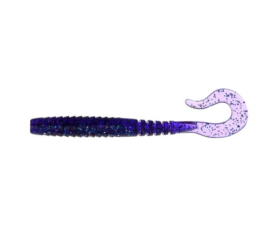Силикон рыболовный FishUP Vipo 2.8" 060 - Dark Violet/Павлина&Silver (9шт/уп) (1864.05.80)