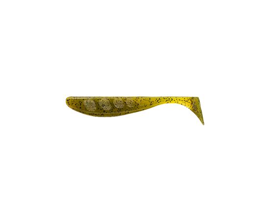 Силикон рыболовный FishUP Wizzle Shad 3" 074 - Green Pumpkin Seed (8шт/уп) (1862.01.38)