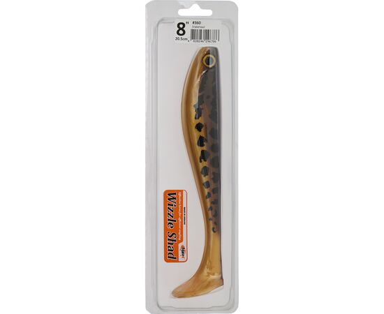 Силикон рыболовный FishUP Wizzle Shad 7" 360 - Snakehead (2шт/уп) (1862.02.16), изображение 2 Силикон рыболовный FishUP Wizzle Shad 7" 360 - Snakehead (2шт/уп) (1862.02.16), изображение 2