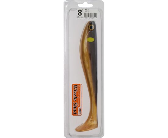 Силикон рыболовный FishUP Wizzle Shad 8" 354 - Gold Ayu (1шт/уп) (1862.02.29), изображение 2 Силикон рыболовный FishUP Wizzle Shad 8" 354 - Gold Ayu (1шт/уп) (1862.02.29), изображение 2