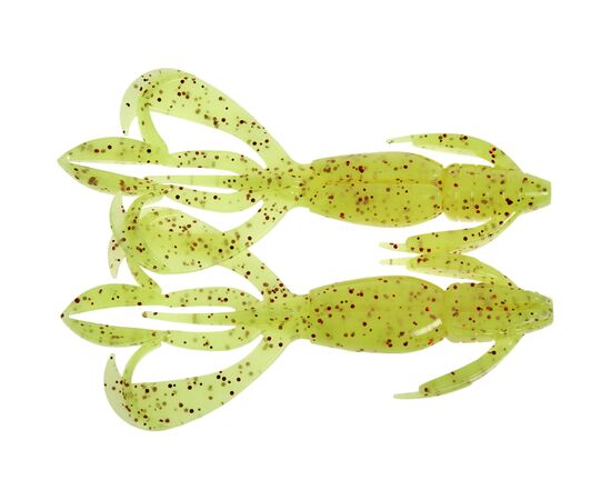 Силикон рыболовный Keitech Crazy Flapper 2.4" (10 шт/уп) кpal01 chartreuse red flk (1551.14.47)