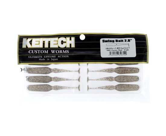 Силікон рибальський Keitech Swing Bait 2.8" (8 шт/уп) 440 Electric Shad (1551.14.91), зображення 2 Силікон рибальський Keitech Swing Bait 2.8" (8 шт/уп) 440 Electric Shad (1551.14.91), зображення 2