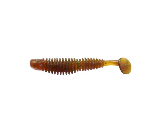 Силикон рыболовный Reins Bubbling Shad 3" 565 Motor Oil Green Flake (8 шт/уп.) (1552.03.28)