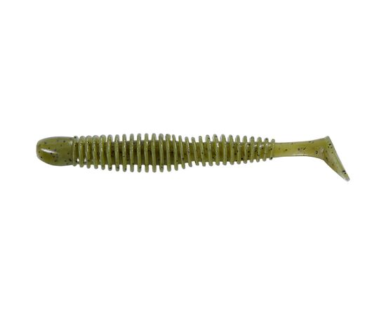 Силикон рыболовный Reins Bubbling Shad 4" 001 Watermelon Seed (8 шт/уп.) (1552.03.76)
