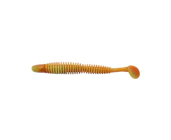 Силикон рыболовный Reins Bubbling Shad 4" 308 Marble Chart Orange (6 шт/уп.) (1552.02.75)
