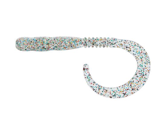 Силикон рыболовный Reins Curly Curly 4" 152 Super Glow All Stars (15 шт/уп.) (1552.07.99)