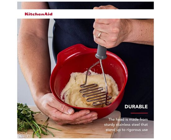 Картофелемялка KitchenAid Coreline 25,7 см сіра (KAS008OHCGG), изображение 7 Картофелемялка KitchenAid Coreline 25,7 см сіра (KAS008OHCGG), изображение 7
