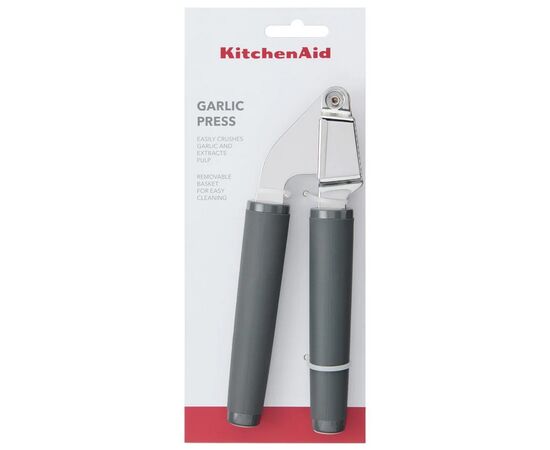 Прес для часнику KitchenAid Coreline 19 см сірий (KAS132OHCGG), зображення 3 Прес для часнику KitchenAid Coreline 19 см сірий (KAS132OHCGG), зображення 3