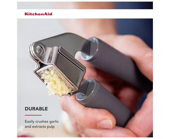 Прес для часнику KitchenAid Coreline 19 см сірий (KAS132OHCGG), зображення 6 Прес для часнику KitchenAid Coreline 19 см сірий (KAS132OHCGG), зображення 6