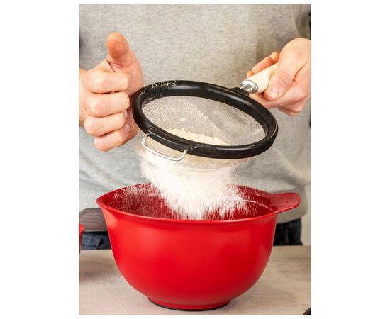 Сито KitchenAid Coreline 18 см кремовий (KAG161OHACE), изображение 5 Сито KitchenAid Coreline 18 см кремовий (KAG161OHACE), изображение 5