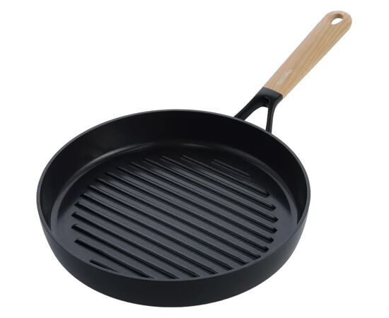 Сковорода GreenPan Eco Smartshape гриль 28 см світле дерево (CC006449-001)