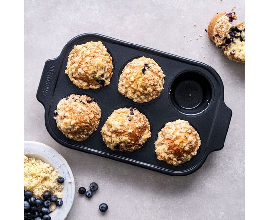 Форма для выпечки GreenPan для кексів 32х20х4,3 см на 6 шт (CC007765-001), изображение 6 Форма для выпечки GreenPan для кексів 32х20х4,3 см на 6 шт (CC007765-001), изображение 6